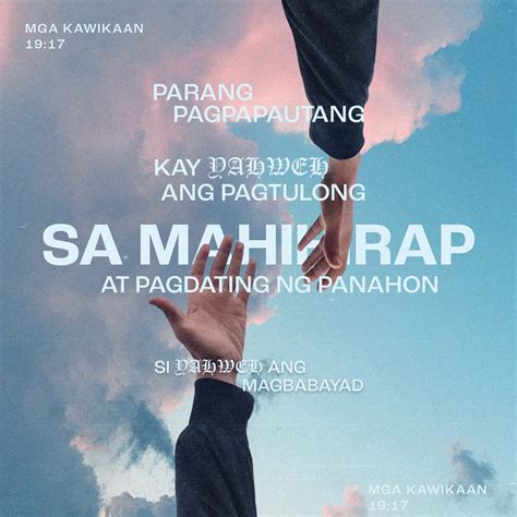 pagtulong sa mahihirap drawing|Mga Kawikaan 19:17.